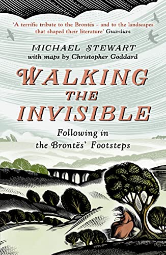 Book cover: "Walking The Invisible" with landscape illustration and title.