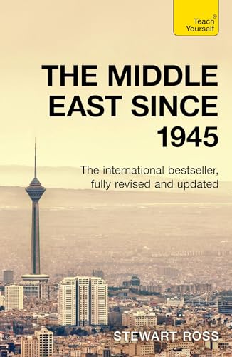 Book cover: “The Middle East Since 1945” with a city skyline.