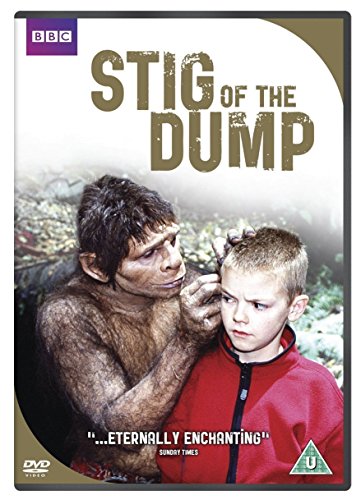 DVD cover for "Stig of the Dump" featuring a caveman and a boy.