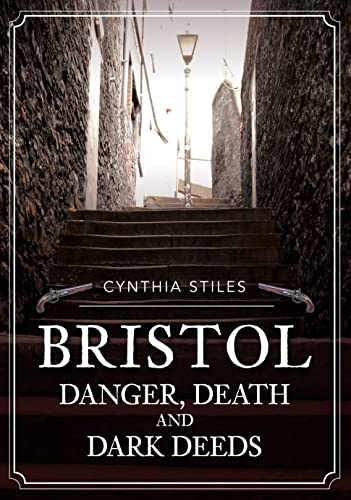 Book cover showing stone steps leading up a narrow alley toward a street lamp.