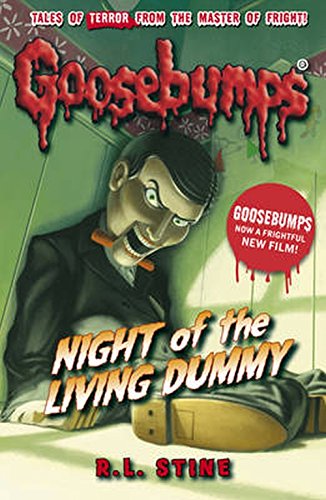 Goosebumps book cover featuring a sinister ventriloquist dummy.