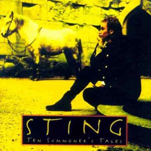 CD cover for Sting’s “Ten Summoner’s Tales” featuring a man and a horse.