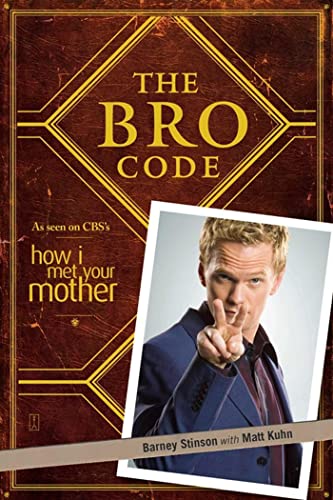Book cover for The Bro Code featuring a photo of Barney Stinson making a gesture.