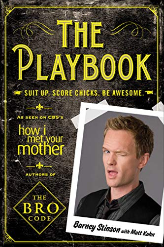 Book cover featuring title The Playbook and a photo of Barney Stinson winking.