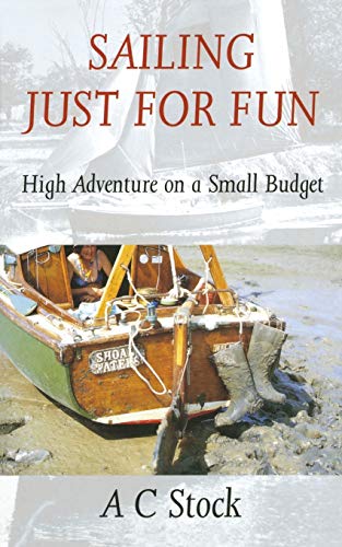 Book cover: small wooden sailboat on a muddy shore, person inside.