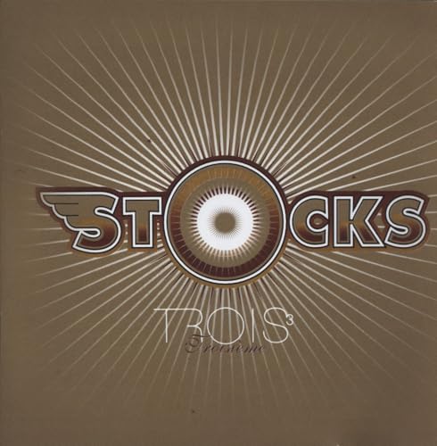 CD cover for “Stocks - Trois” with a sunburst and text design.