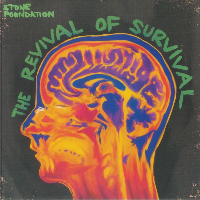 Album cover featuring a colorful, thermal-scan-style human brain and profile.