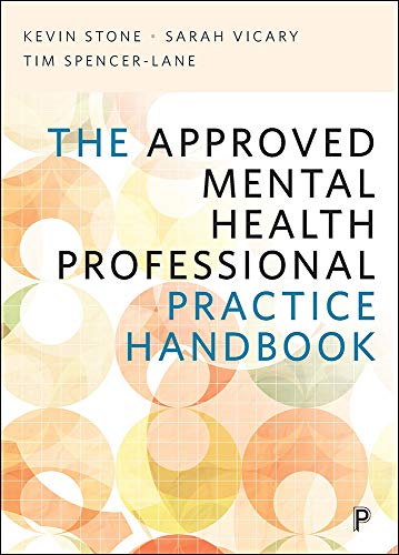 Book cover: "The Approved Mental Health Professional Practice Handbook".