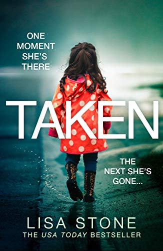 Book cover: a young girl in a red coat walking away on pavement.