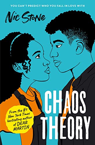 Book cover illustration of a young man and woman looking at each other.
