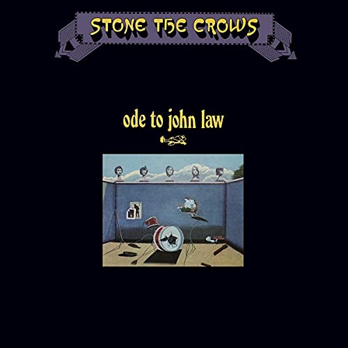 CD cover for Stone The Crows Ode To John Law featuring a surreal room illustration.