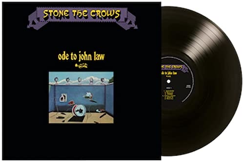 Stone The Crows Ode To John Law vinyl record cover and black vinyl disc.