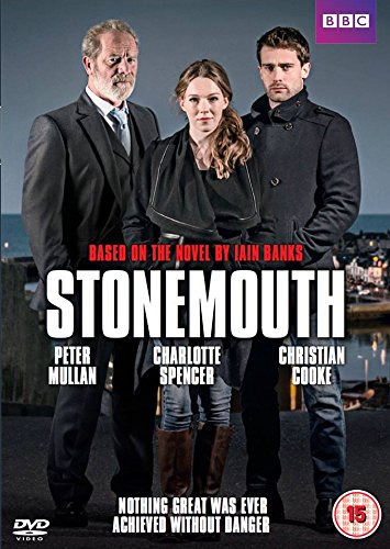 DVD cover featuring Peter Mullan, Charlotte Spencer, and Christian Cooke standing before a harbor.