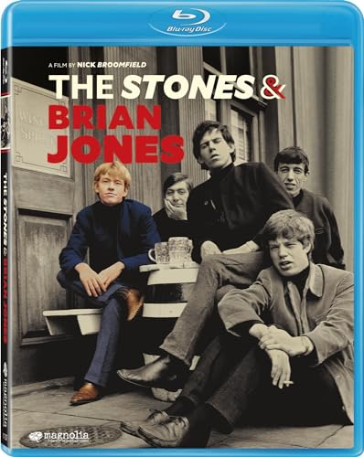 Blu-ray cover featuring the band The Rolling Stones in a vintage black and white photo.