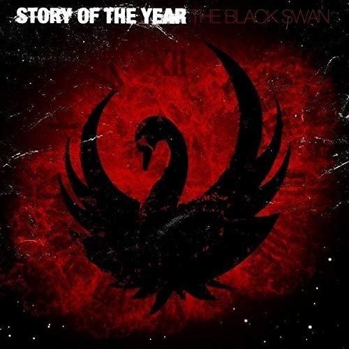 CD cover for Story Of The Year’s “The Black Swan” featuring a black swan.