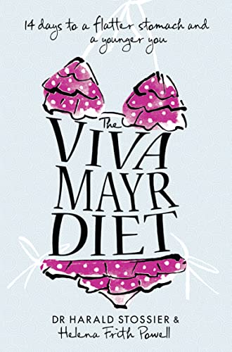 Book cover for "The Viva Mayr Diet" with illustrated pink stomach.