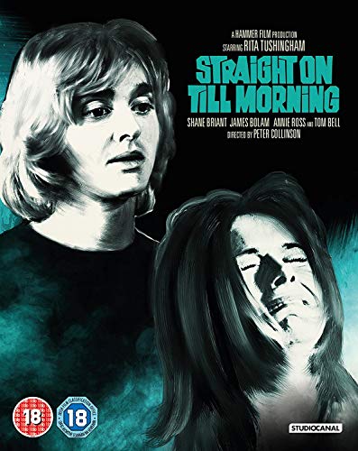 Blu-ray cover for “Straight On Till Morning” featuring Rita Tushingham.