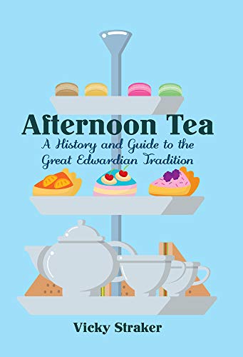 Book cover: tiered stand with cakes, teapot, and cup, titled "Afternoon Tea".