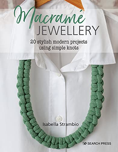 Book cover featuring a green macramé necklace on a white shirt.