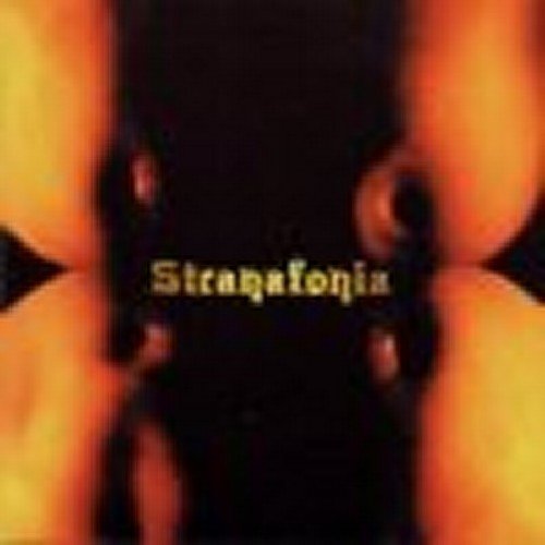 CD cover with abstract orange shapes and the title "Stranafonia".