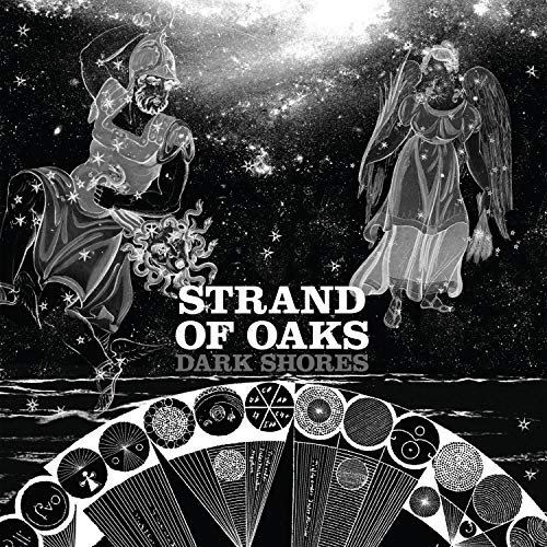 Album cover for Strand Of Oaks’ “Dark Shores” featuring celestial figures.