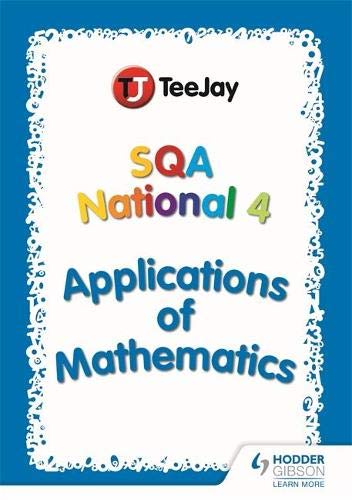 Book cover: "TeeJay SQA National 4 Applications of Mathematics".