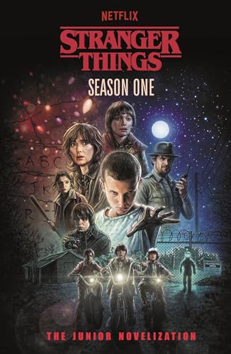 Stranger Things Season One paperback cover with characters and a night scene.