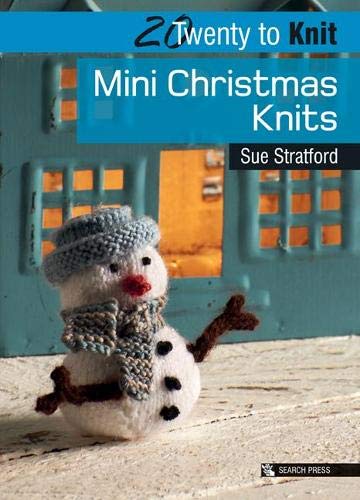 Book cover featuring a knitted snowman with a blue and white hat.
