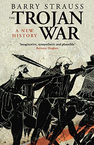 Book cover featuring black-figure Greek pottery art of warriors fighting on a textured background.