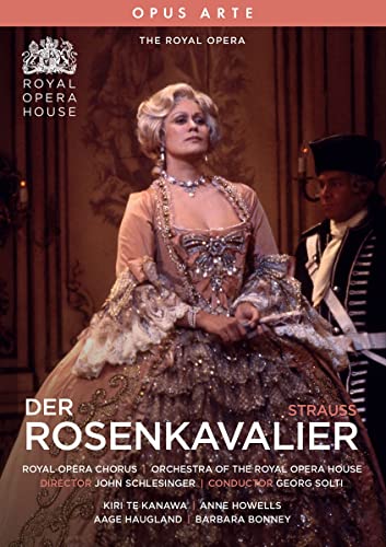 DVD cover for Strauss’ “Der Rosenkavalier” opera, featuring Kiri Te Kanawa.