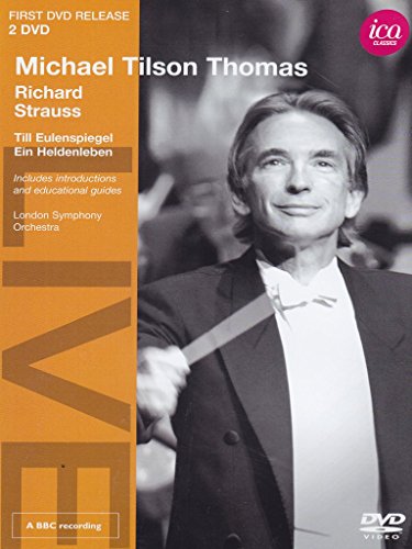 DVD cover featuring black and white photo of Michael Tilson Thomas holding a baton.