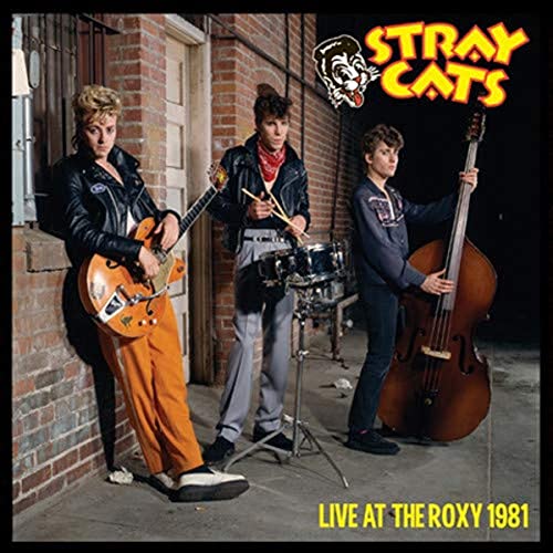 Stray Cats band photo from “Live At The Roxy 1981” CD cover.