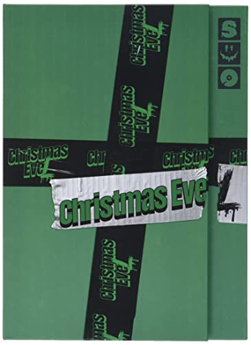 Green Stray Kids "Christmas Eve" limited edition CD packaging.