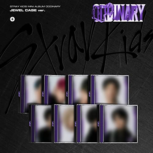 Stray Kids “Oddinary” album cover with jewel case versions stacked.