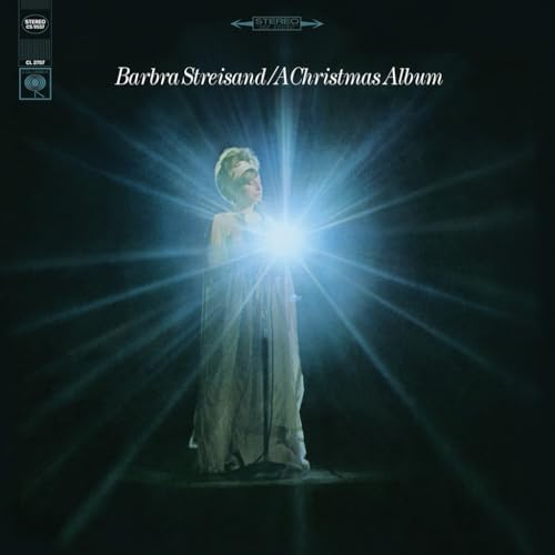 Barbra Streisand album cover with a radiant, starburst effect.