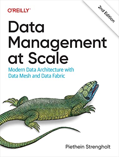 Book cover with “Data Management at Scale” title and a lizard image.