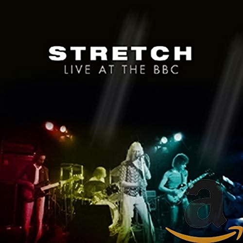 CD cover for Stretch’s “Live At The BBC” featuring a band performing.