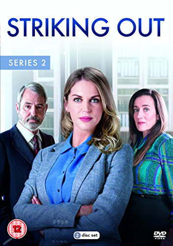 Striking Out" Series Two DVD cover featuring three actors in professional attire.