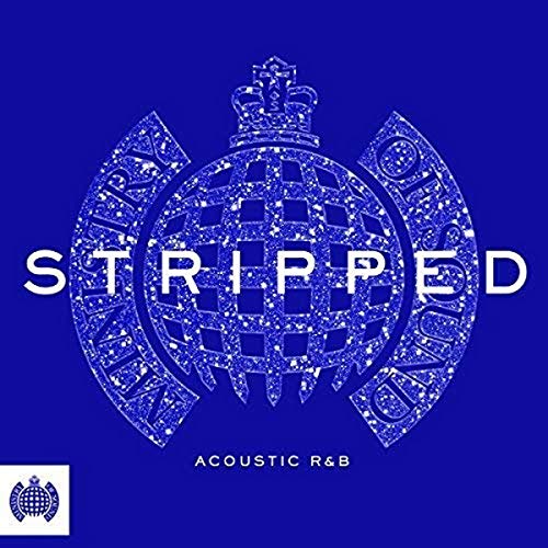Blue CD cover with "Stripped" text and Ministry of Sound logo in white.