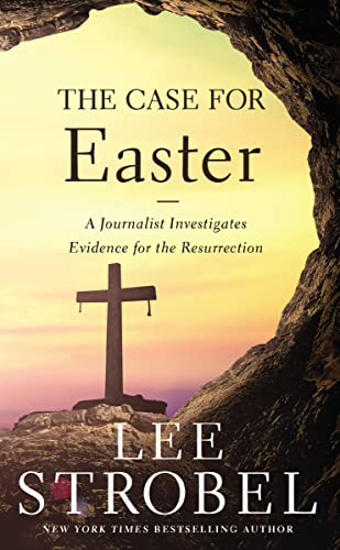 Book cover: "The Case for Easter" with a cross and cave backdrop.