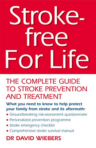 Book cover: "StrokeFree For Life" guide to stroke prevention and treatment.
