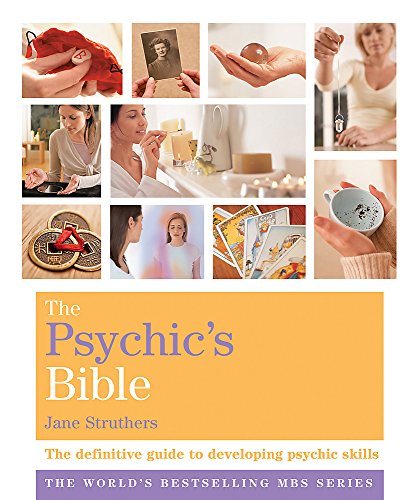 Book cover with collage of images relating to psychic practices.