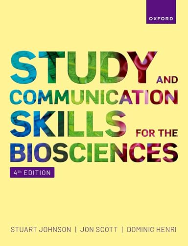 Book cover: "Study and Communication Skills for the Biosciences," 4th edition.