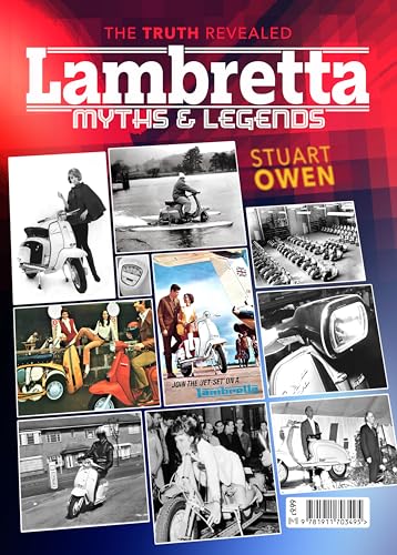 Book cover featuring vintage Lambretta scooters and riders in black and white.