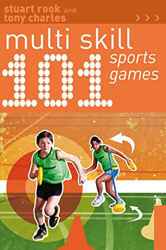 Book cover: "101 Multi-skill Sports Games" with children playing sports.