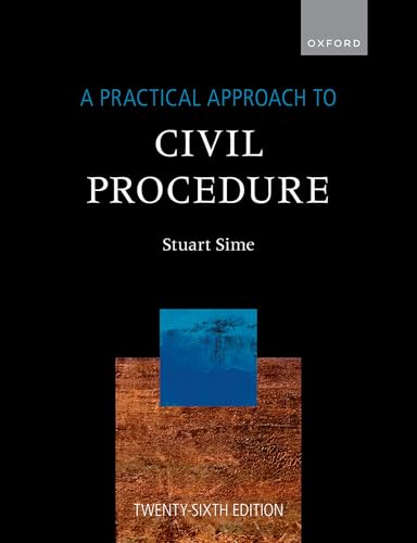 Book cover: “A Practical Approach to Civil Procedure,” twenty-sixth edition.