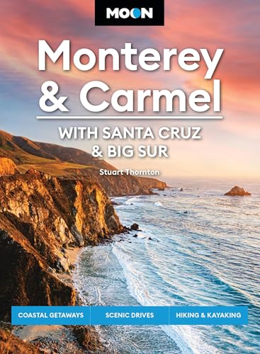 Travel guidebook cover featuring a coastal cliff and ocean view.