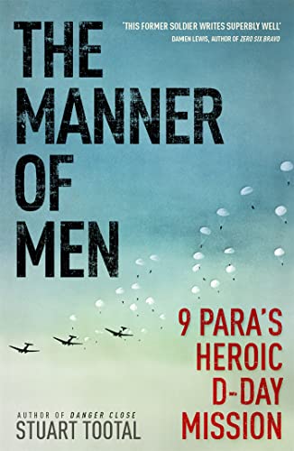 Book cover: "The Manner of Men" depicting parachutes and aircraft.