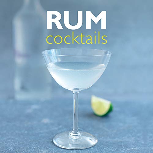 Book cover for "Rum Cocktails" featuring a cocktail glass and lime.
