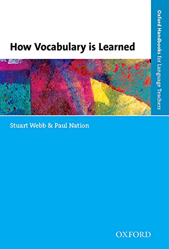 Book cover: “How Vocabulary is Learned” by Webb & Nation, Oxford.